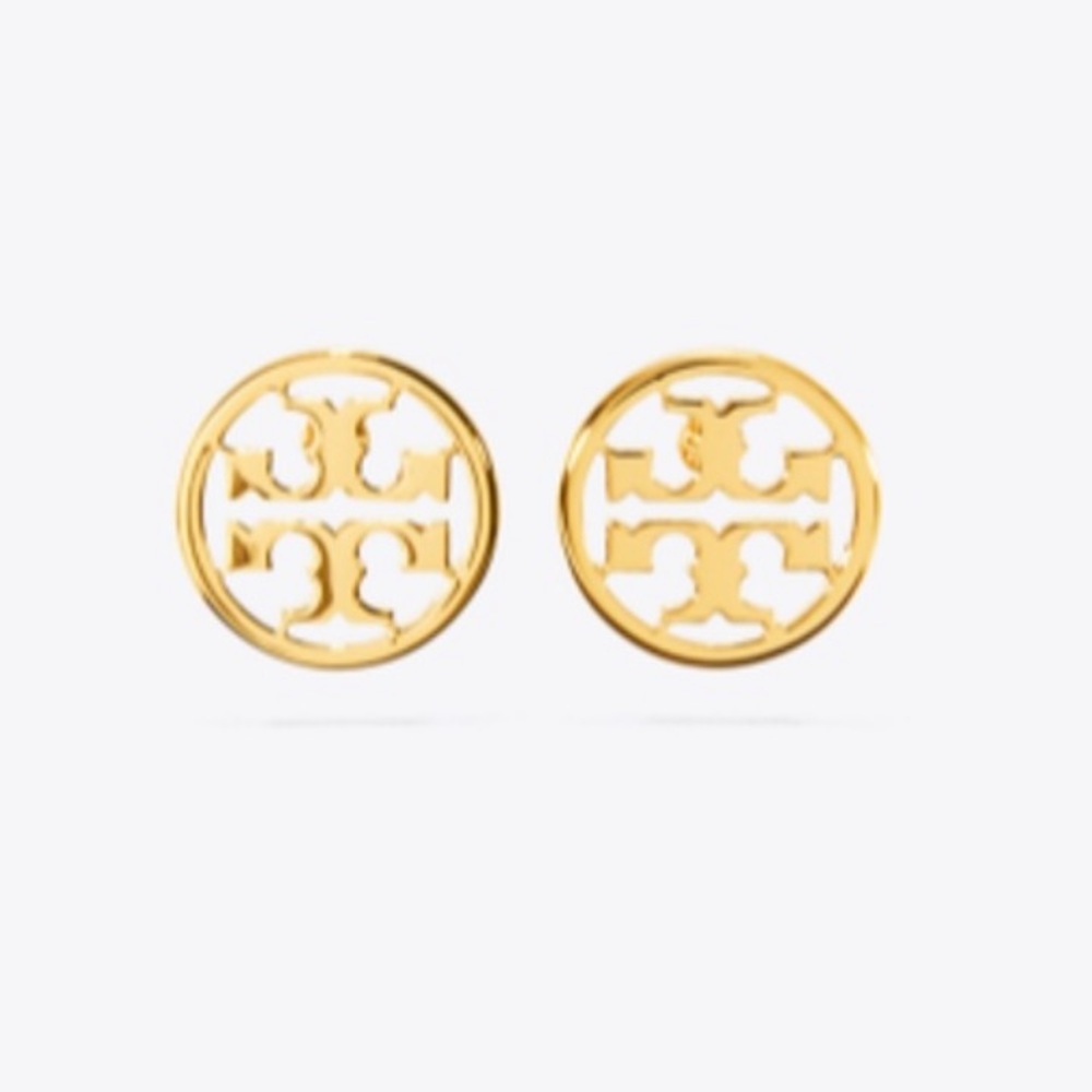 Tory Burch Logo Stud Earring